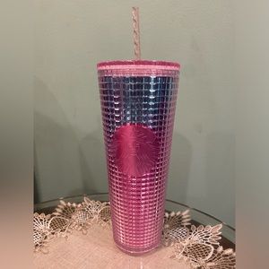 Starbucks Pink-blue ombré tumbler